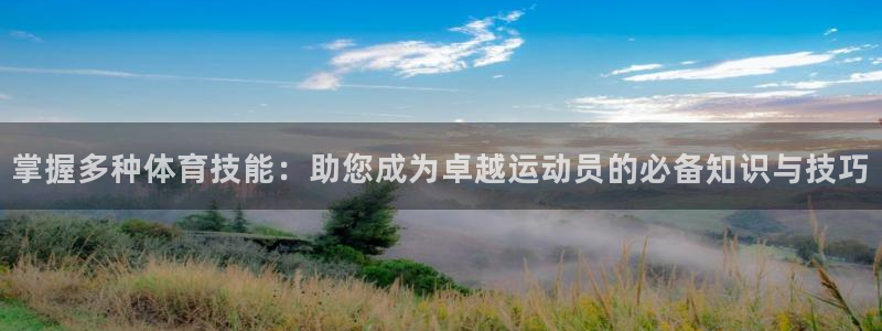 掌握多种体育技能：助您成为卓越运动员的必备知识与技巧