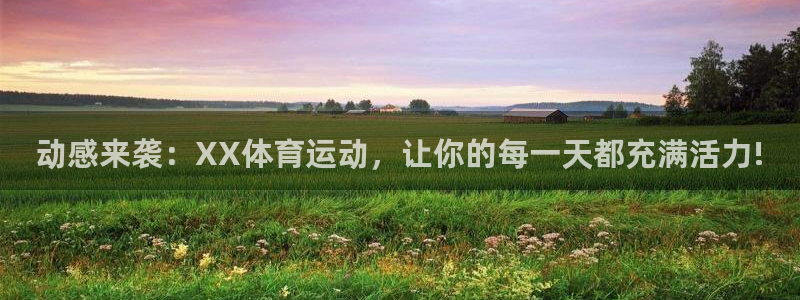 动感来袭：XX体育运动，让你的每一天都充满活力!